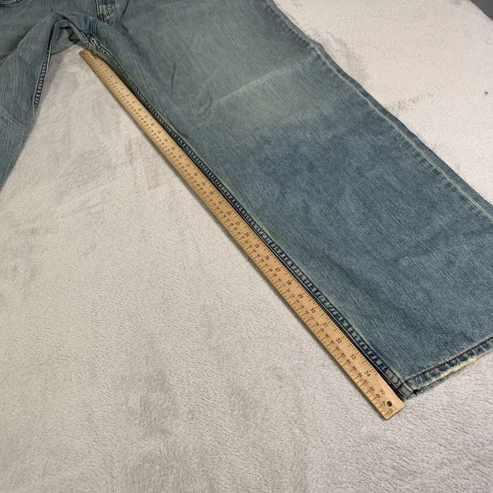 Y2K Levis SilverTab Baggy Jeans Mens 42x36 Light Wash Relaxed Straight Baggy NEW